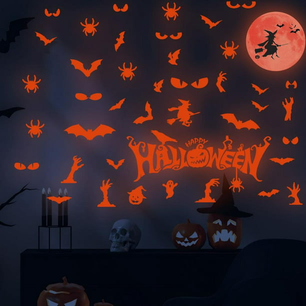 Halloween Decorations Glow In The Dark Halloween Stickers
